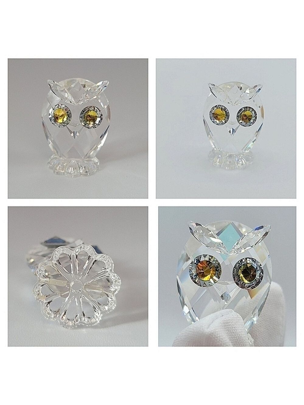 Swarovski Crystal Owl Figurine